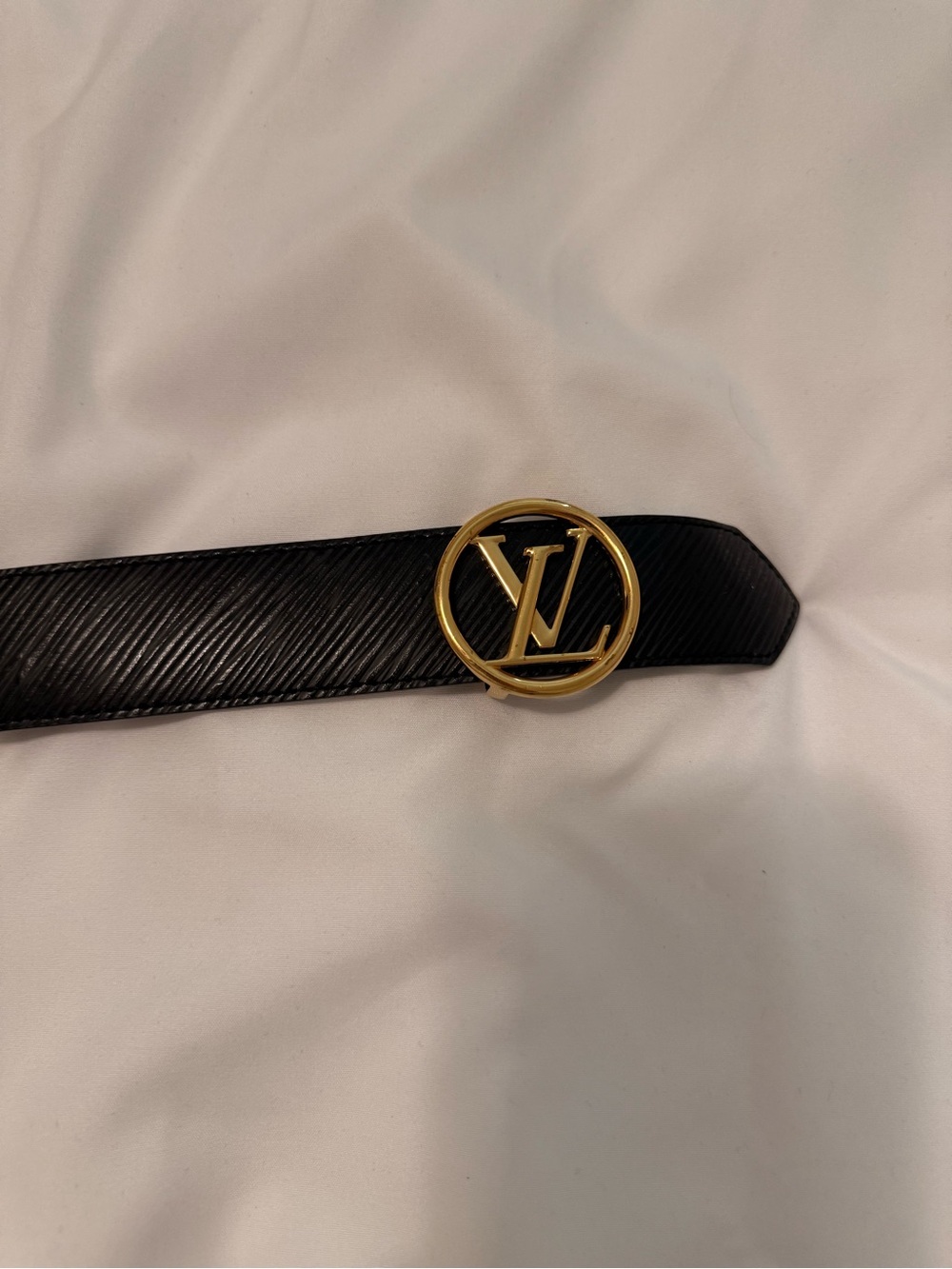 Louis Vuitton Monogram Belt with Gold LV Circle Buckle - Brown/Gold - Picture 4 of 4